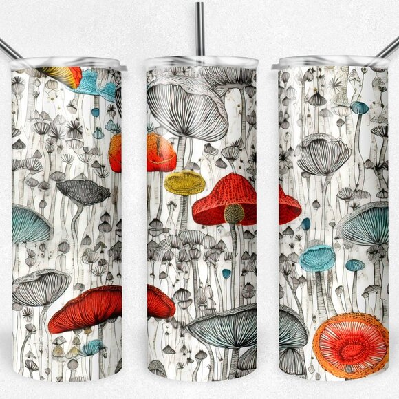 Eclectic Wallflower Other - Mushroom Metal Insulated tumbler